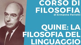 Quine: la filosofia del linguaggio