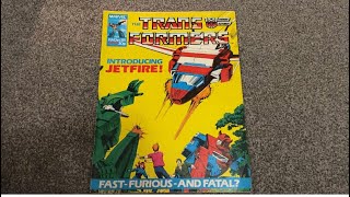 Transformers generation one issue 38 marvel UK comic complete collection. G1 exclusive artwork story