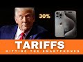 donald Trump TARIFF HIKES HIT ELECTRONICS — SMARTPHONES NOW COST 30% MORE