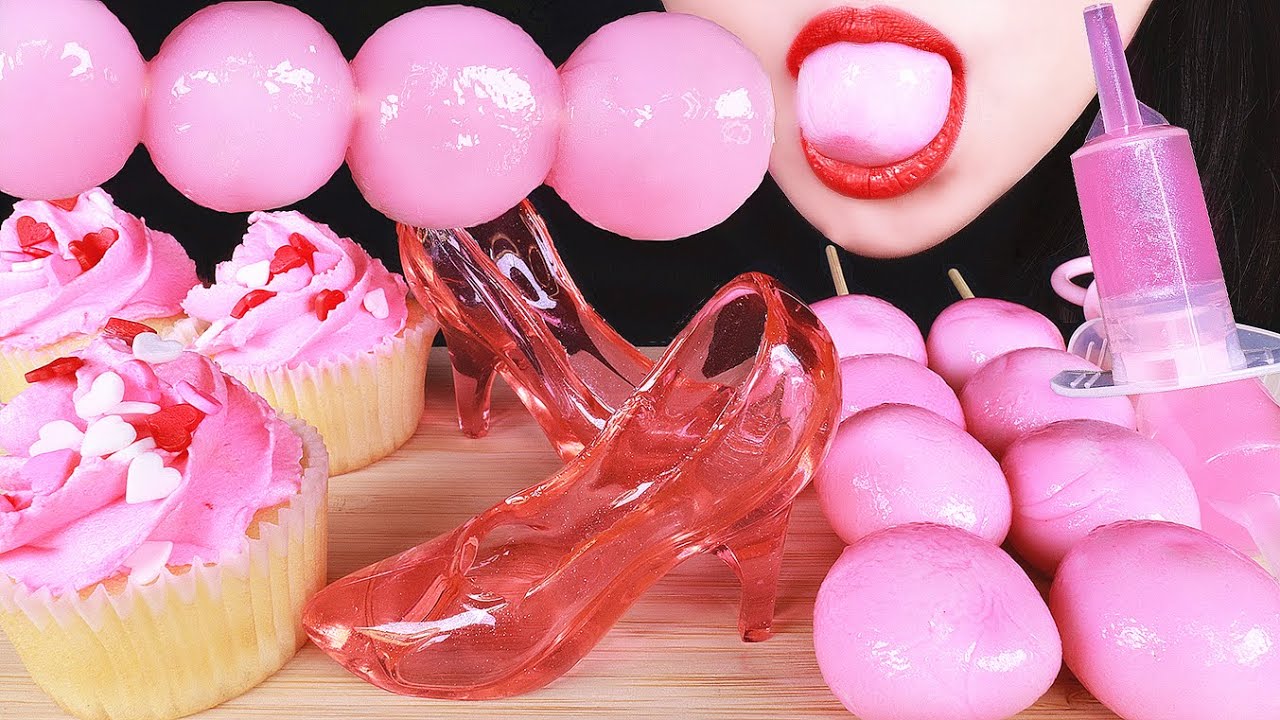 Asmr Edible Shoes Rice Balls Cupcakes Jello Shooter Jelly