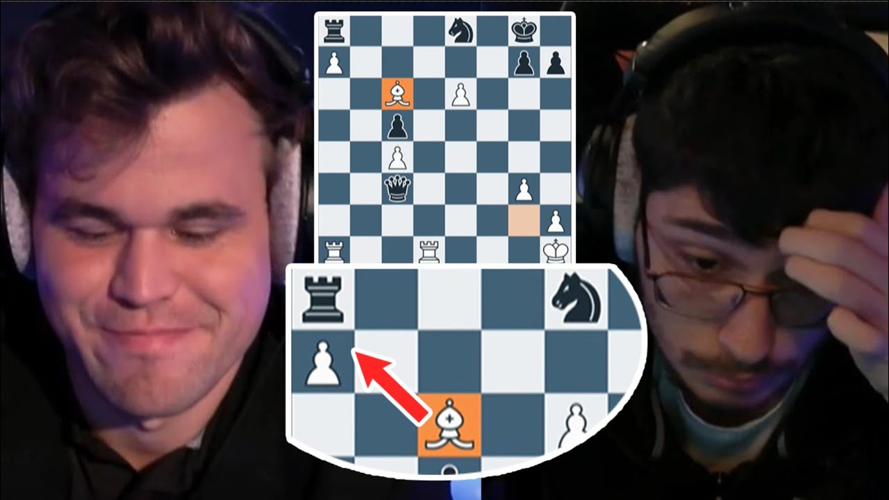 Magnus crushes Alireza Firouzja in blitz #magnuscarlsen #alirezafirouz