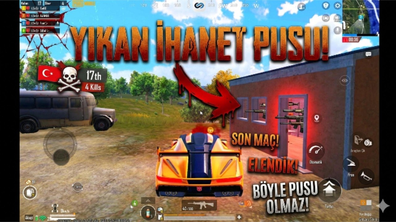 PUSUYA DÜŞTÜK #pubgmobile #pusu #gaming #edit