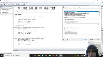 (STATA) struktur, formal, set data dan uji asumsi klasik (cross section, time series dan panel)