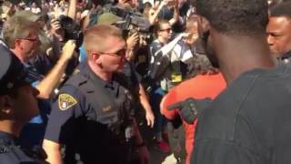 Video: Flag burning protestors arrested at RNC