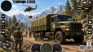 Army Truck Rescue Simulator 3D - US MilitaryCargo Truck Driving -Android GamePlay screenshot 4