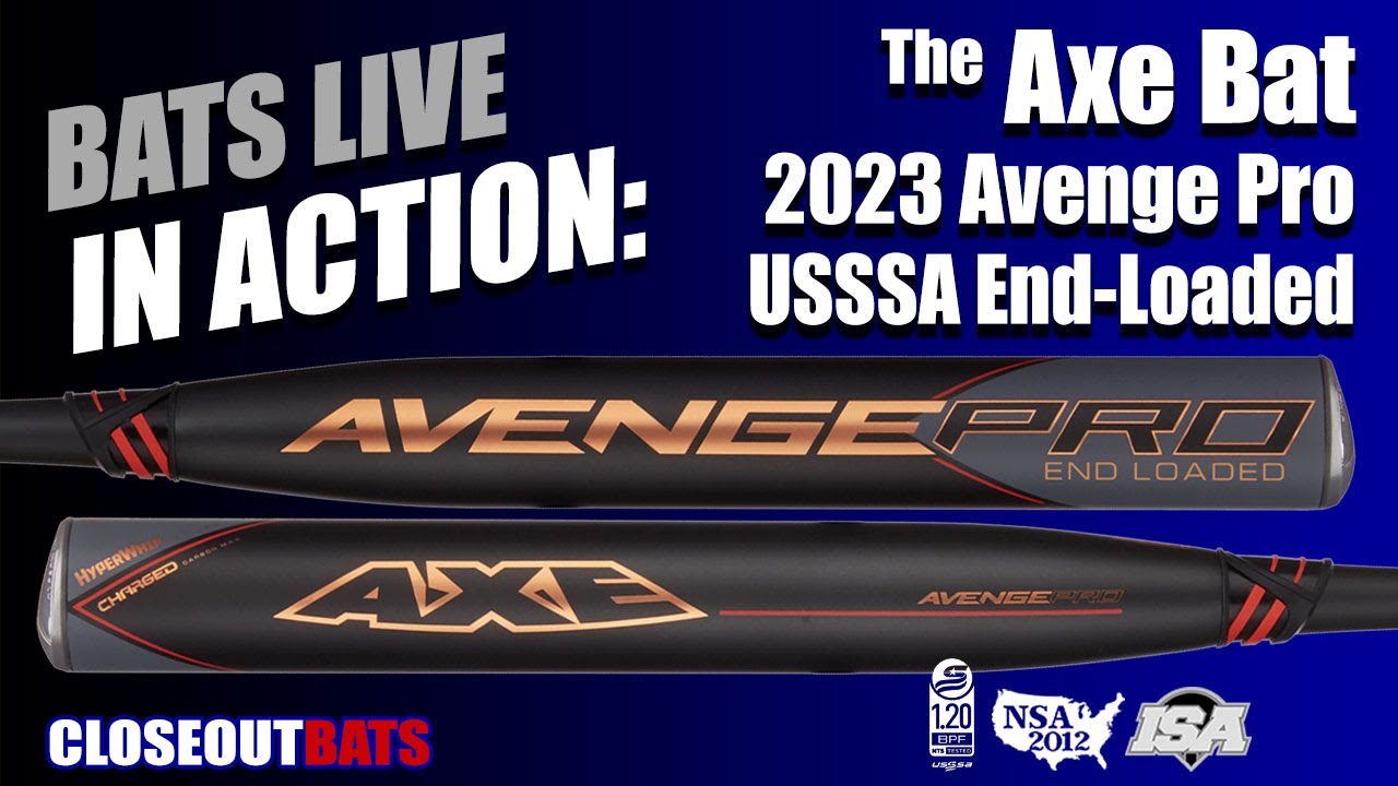 HITTING Axe Bat L154K E Avenge Pro End Loaded USSSA 2023 YouTube