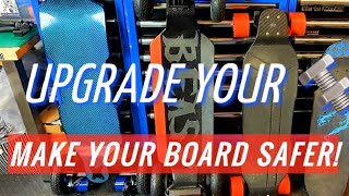 Make your electric skateboard safer! Upgrade the bolts.
