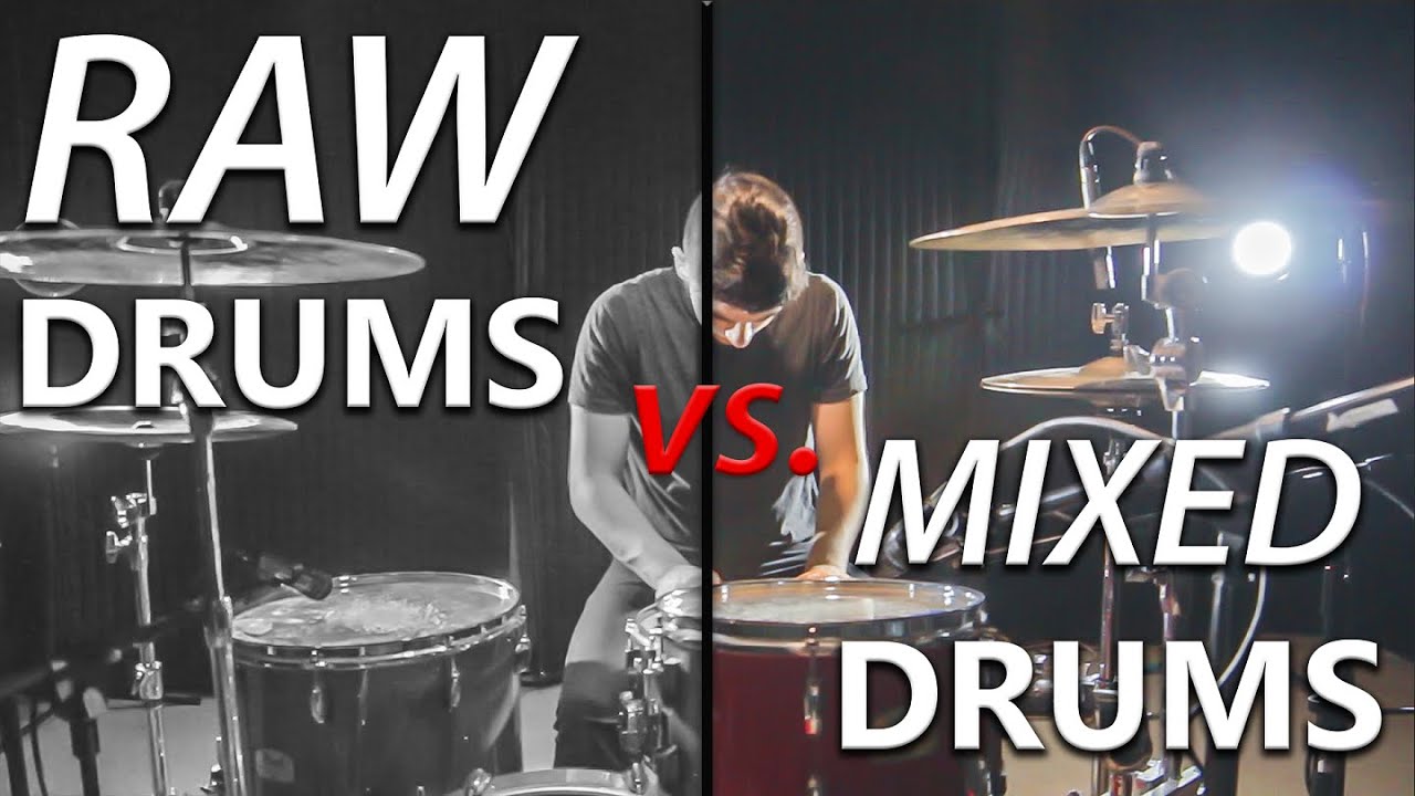 Raw Drums vs. Mixed Drums 2 (Heavy Metal) YouTube