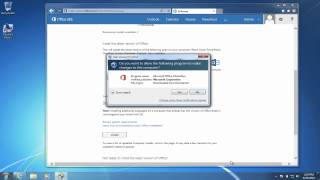 Install Office 2013 from Office 365