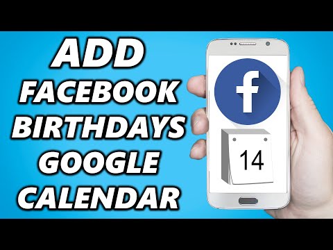Comment ajouter Facebook Anniversaires dans Google Agenda