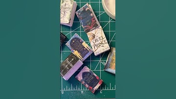 TUTORIAL mini books! #books #minibooks #tutorial #diy #booktube #reading #book #romance #fantasy