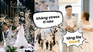 ĐÁM CƯỚI CẦN CHUẨN BỊ GÌ? Cách lên kế hoạch từ A-Z (+tài liệu tham khảo) | Hannah Hoang #WeddingVlog