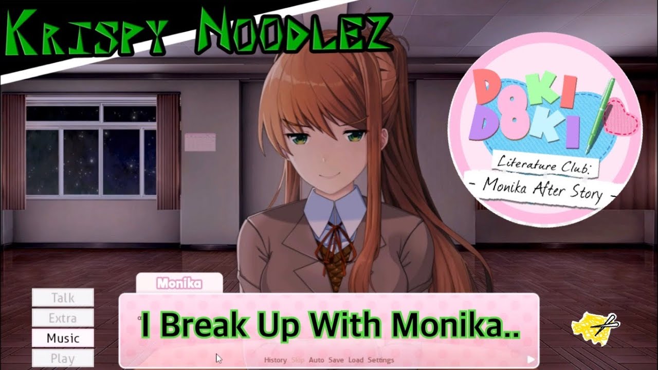 What's up with this look and storm outside? (Monika After Story