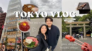 first time in Tokyo | tsukiji market, shibuya, ginza - everything i ate and bought