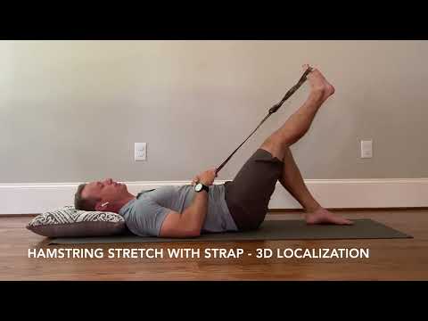 Hamstring Stretch with Strap 3D Localization