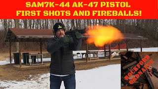 Arsenal Sam7K 44 Ak-47 Pistol First Shots
