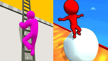 Ladder Master vs Snow Race - All Levels Gameplay Android iOS Ep13 