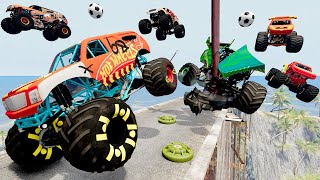 Insane Obstacle Course High Speed Jumps and Crashes #44  BeamNG Drive | Griff's Garage