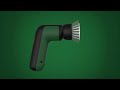 Spazzola per pulizia a batteria  bosch universalbrush  360 animazione