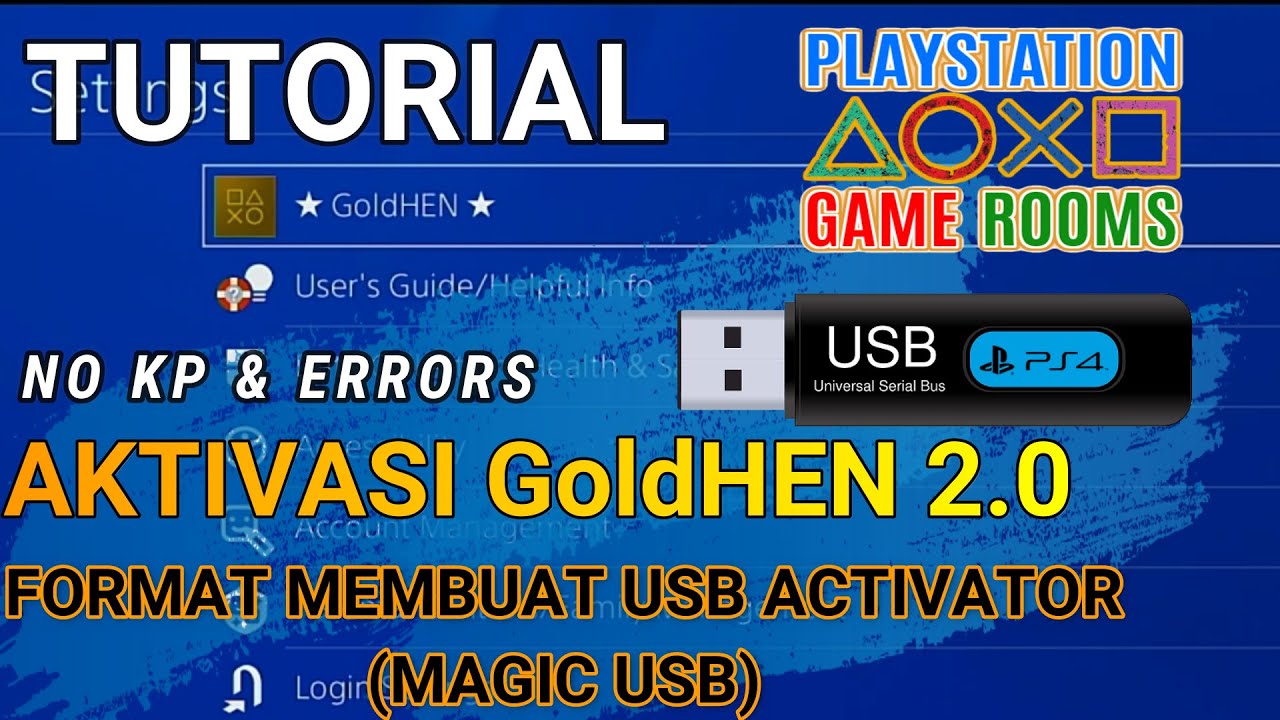 CARA FORMAT Flashdisk (MAGIC USB) UNTUK AKTIVASI PS4 HEN 9.0 