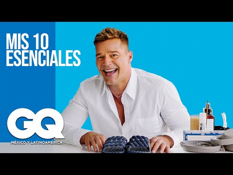 Ricky Martin y las 10 cosas sin las que no puede vivir | 10 esenciales | GQ México y Latinoamérica