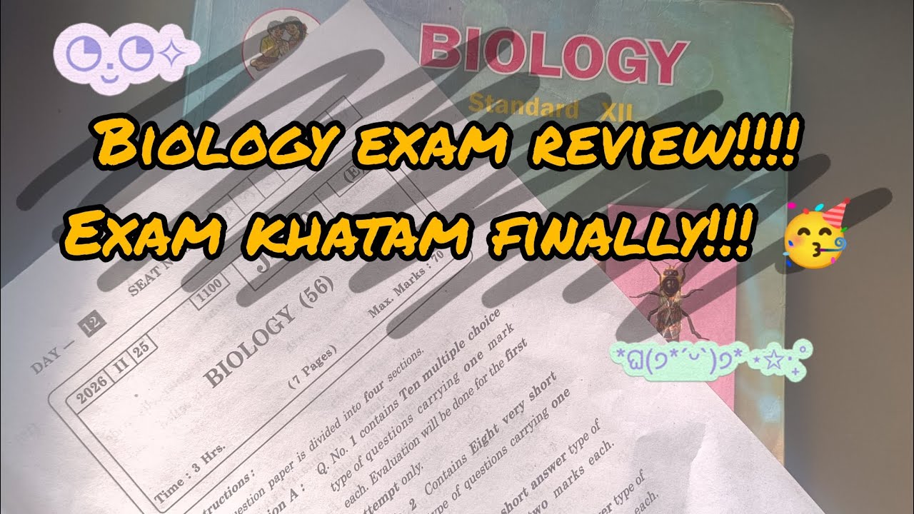Biology Exam Review 😶 ||Maharashtra board 