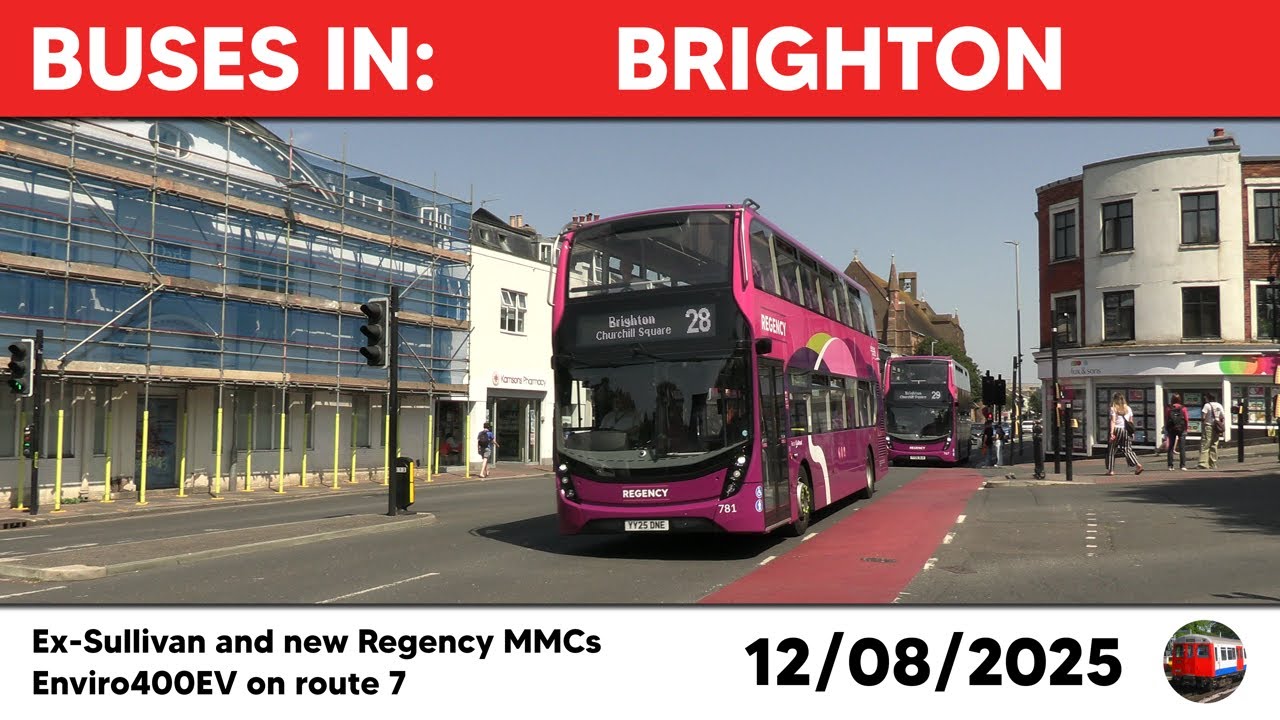 Buses in Brighton 12/08/2025