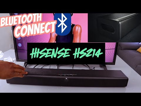 How To Setup and Connect HISENSE Soundbar To Your TV | Bluetooth