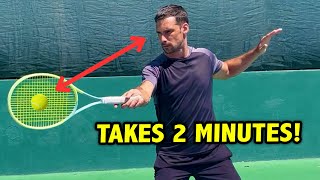 If You Are A Slow Starter In Tennis... Do This Before You Play