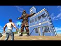 Giant Evil Santa Destroyed My City | Indian Bike Driving 3D