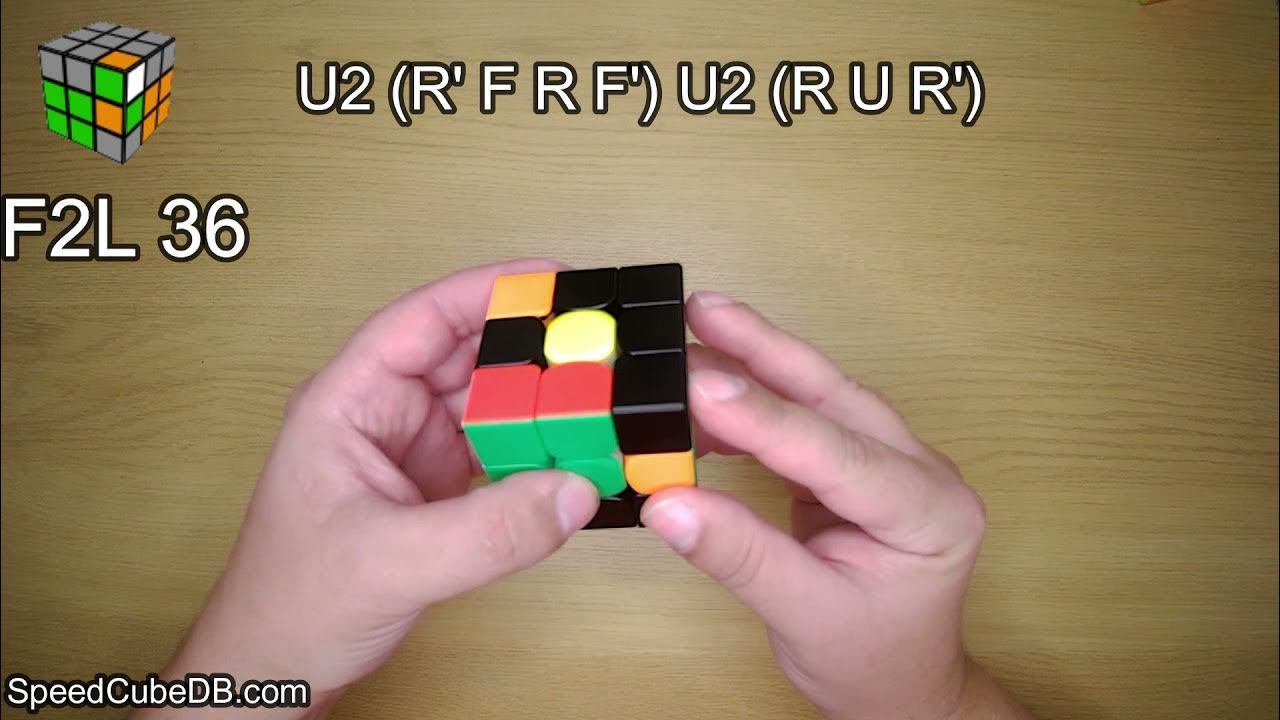 F2L Algorithms, FR Slot F2L 36 [Sledge] YouTube