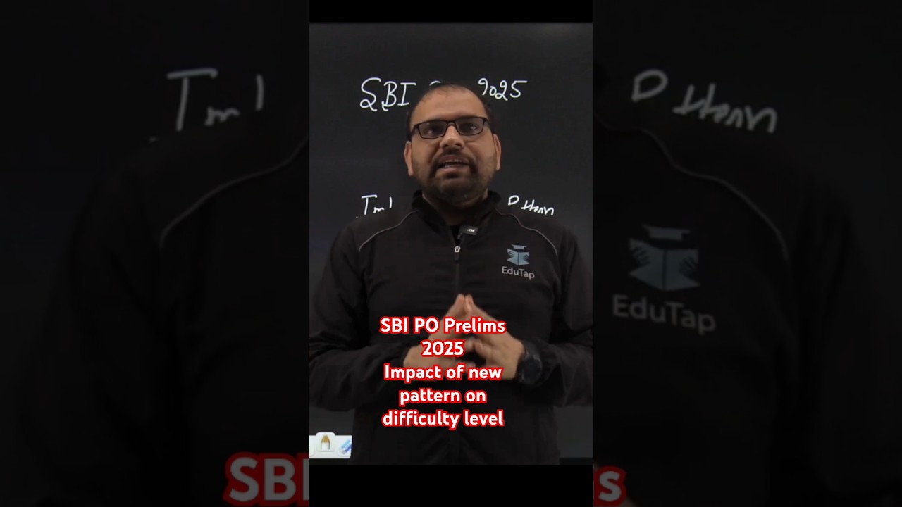 SBI PO Prelims 2025 New Exam Pattern | Important Topics of SBI PO Prelims 2025 | SBI PO Preparation