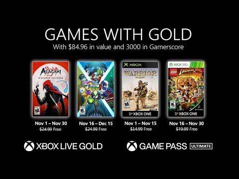 Xbox - November 2020 Games With Gold Trailer