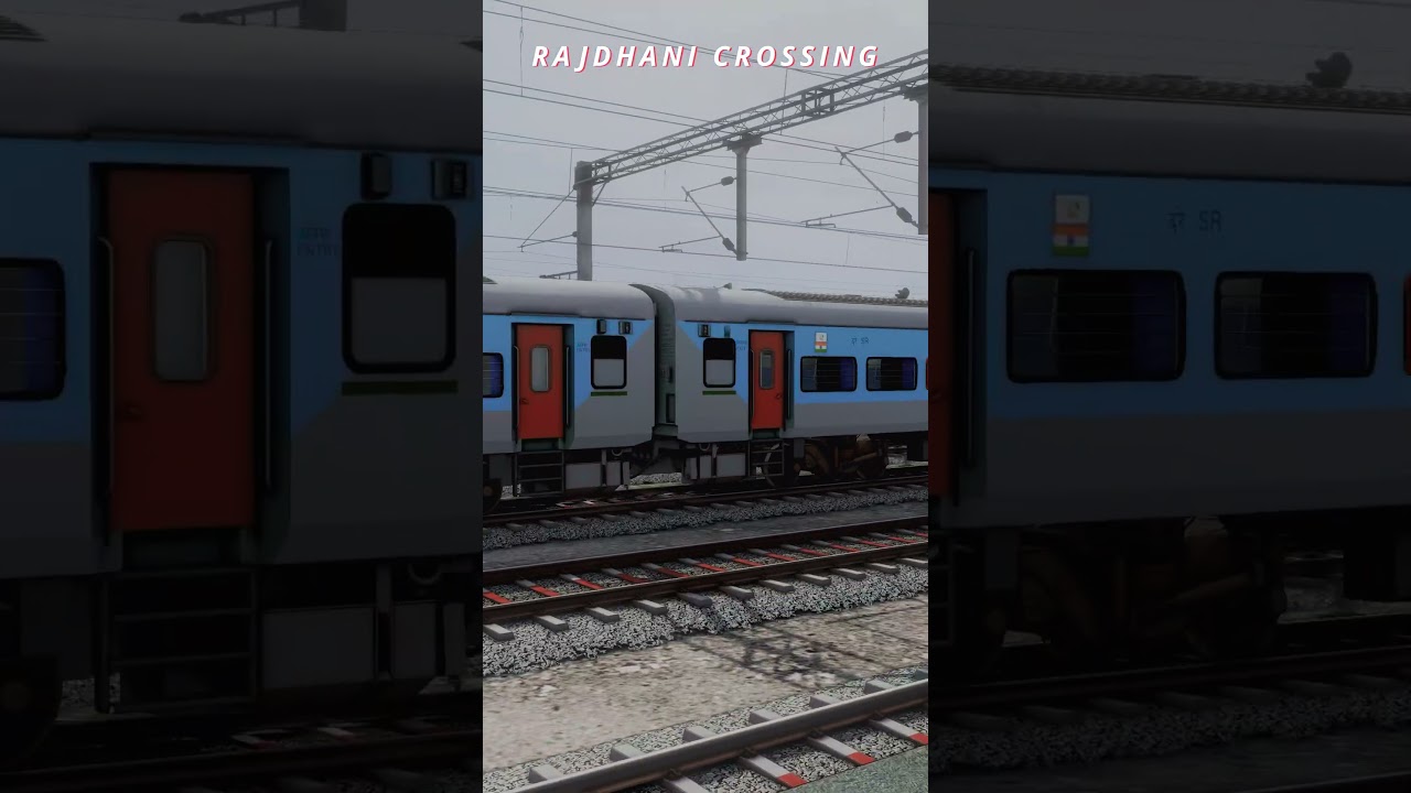 Rajdhani cross | train simulator classic | Indian Train Games 