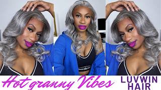 Another Salt &amp; Pepper PRE-Everything Wig! Ft LUVWIN Hair