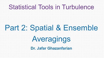 Statistical Tools in Turbulence- Part 2: Spatial & Ensemble Averagings