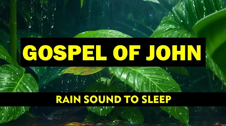 GOSPEL OF JOHN - WITH THE SOUND OF RAIN TO SLEEP | Bible with the sound of Rain to relax