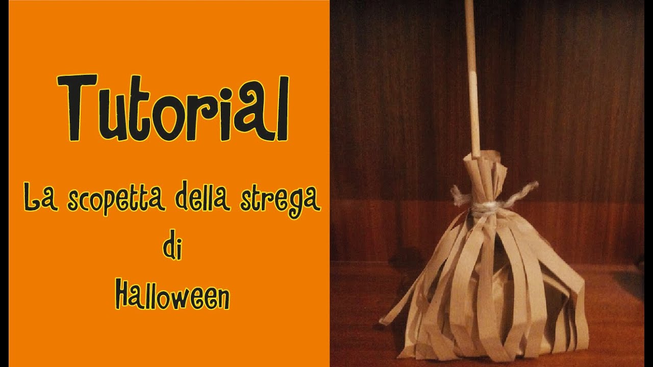 Set Di 3 Scope Da Strega Per Costume Halloween, Colori Viola, Rosa E Arancione, Smontabili, Lunghezza 90 Cm - 3