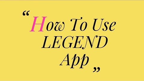 Legend App | how to Make YouTube Intros On Any Android Devices
