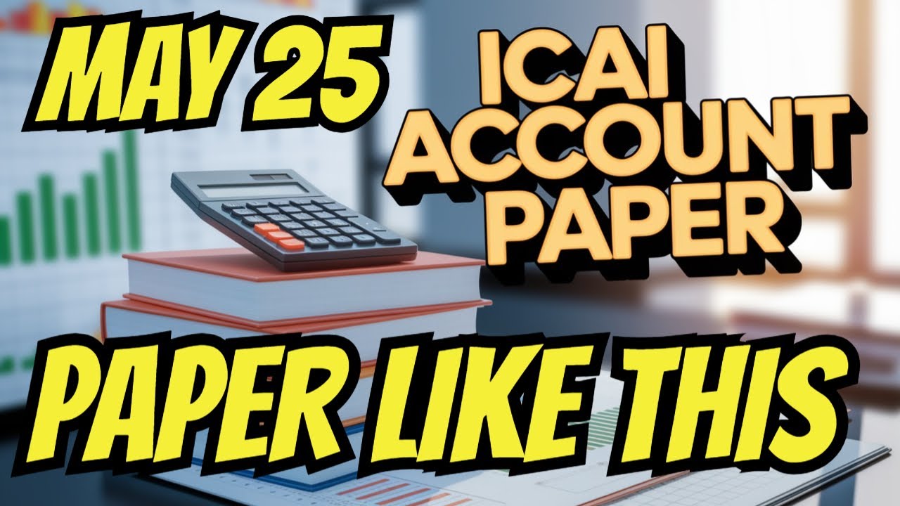 |ICAI Advance Account Expected Paper Here ICAI Can Shuffle Some Sequence This Time|