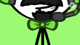 Green Stickman Dad Stomach Growling 