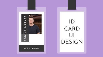 ID Card UI Design Using HTML and CSS