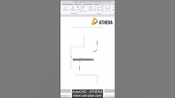 Mit ATHENA extrem schnell Objekte verbinden! #autocad #athena #construction #architecture  #2d