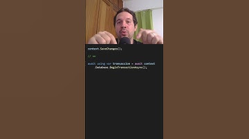 Lo que SaveChanges no puede hacer en EF Core