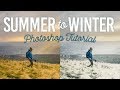 Photoshop Summer to Winter Tutorial with Snow Effect
