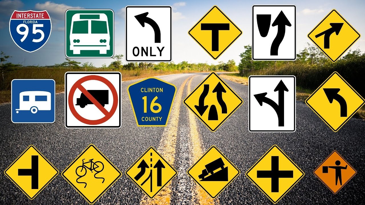 Can You Identify These US Road Signs? Take the Test Now! 🚦 - YouTube