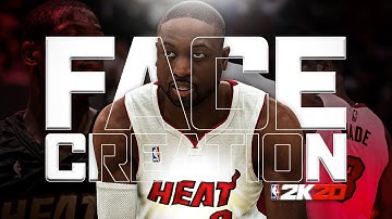 DWAYNE WADE FACE CREATION NBA 2K20! HOW TO BUILD D-WADE IN 2K20!!