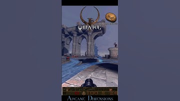 Quake 1 - Arcane Dimensions - Tears of the False God -  Greatest map ever.  #gaming #reaction #retro