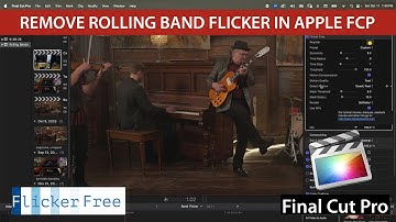 De-flickering Videos with LED Light Flicker (Rolling Bands) in Apple Final Cut