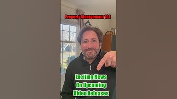 Exciting News about Upcoming Video Releases || Property Management 101 #shorts